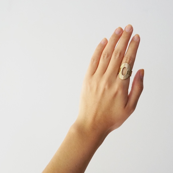 Aalto Ring Brass Odette NY Brand New - Picture 4 of 4